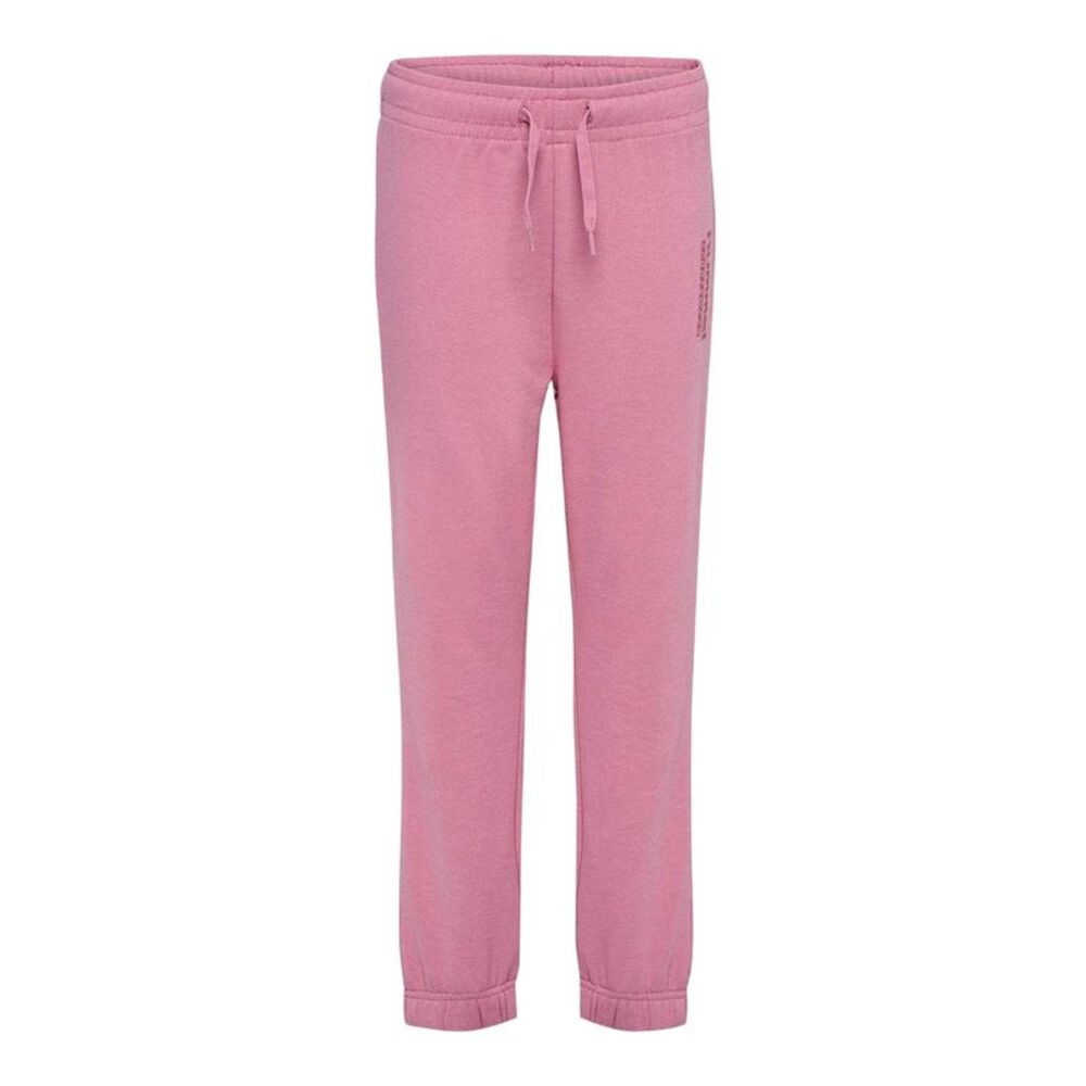 Hummel Girls Cotton Blend Print Regular Sweatpants / Pink